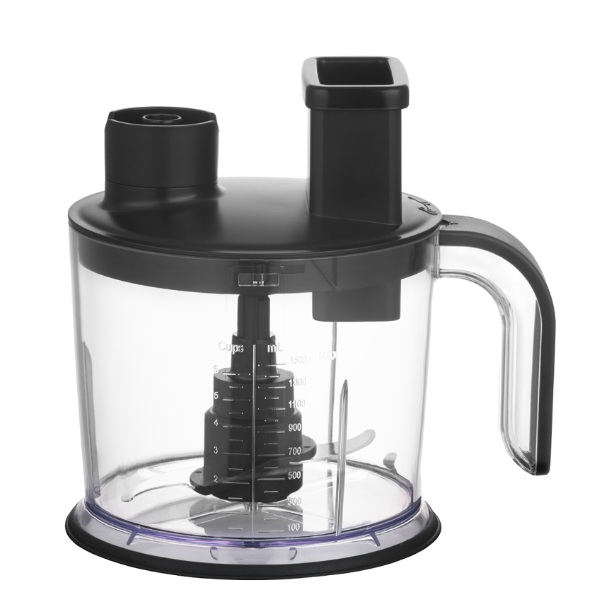 Concept TM5500 - Ραβδομπλέντερ xειρός με αξεσουάρ 1500W/230V μαύρο/ανοξείδωτο ατσάλι