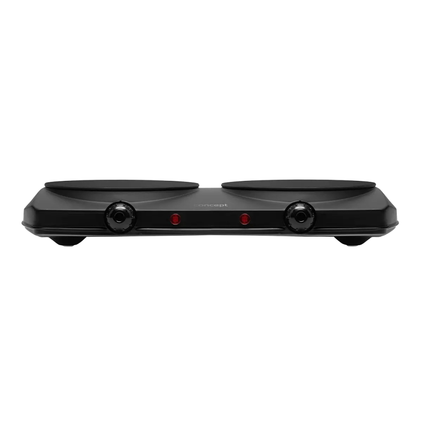 Concept VE3060 - Διπλή ηλεκτρική εστία 2500W/230V, μαύρη