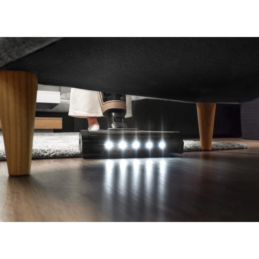 Concept VP4220 - Ασύρματη κάθετη ηλεκτρική σκούπα 3-σε-1 AQUAGLIDE 160W/28,8V 2200 mAh μπεζ