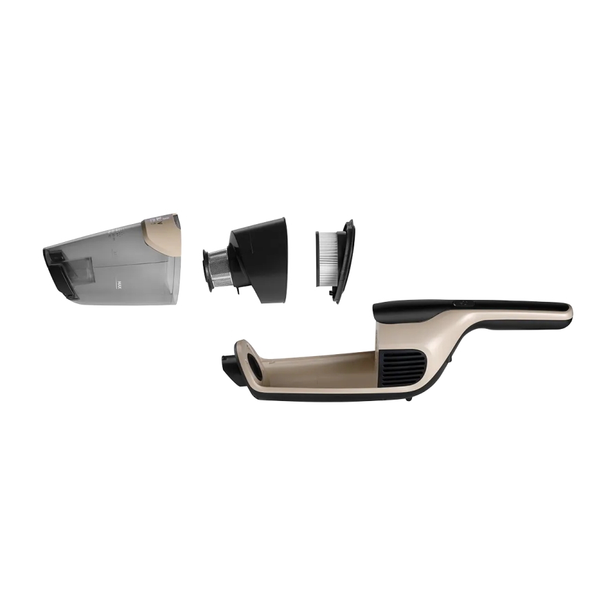 Concept VP4220 - Ασύρματη κάθετη ηλεκτρική σκούπα 3-σε-1 AQUAGLIDE 160W/28,8V 2200 mAh μπεζ