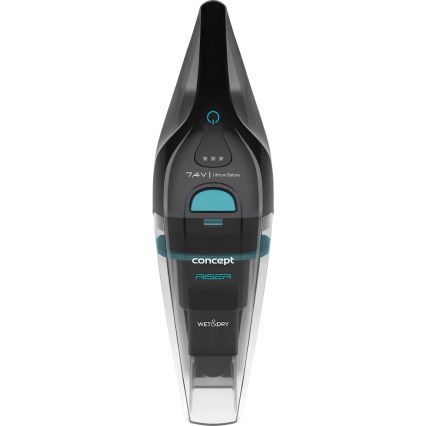 Concept VP4350 - Φορητή σκούπα χειρός ΥΓΡΟ & ΣΤΕΓΝΟ RISER 50W/7,4V 2200 mAh μαύρη