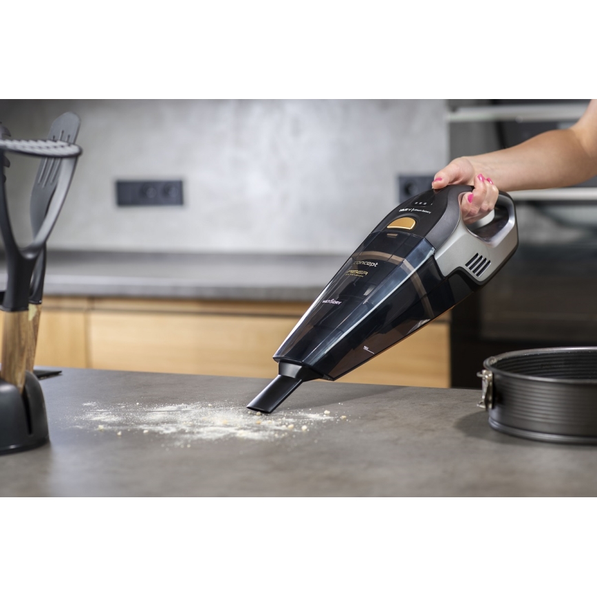 Concept VP4353-Σκουπάκι χειρός WET & DRY RISER EXTENSION 110W/18,5V 2200 mAh μαύρο