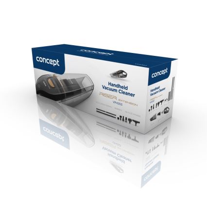 Concept VP4353-Σκουπάκι χειρός WET & DRY RISER EXTENSION 110W/18,5V 2200 mAh μαύρο