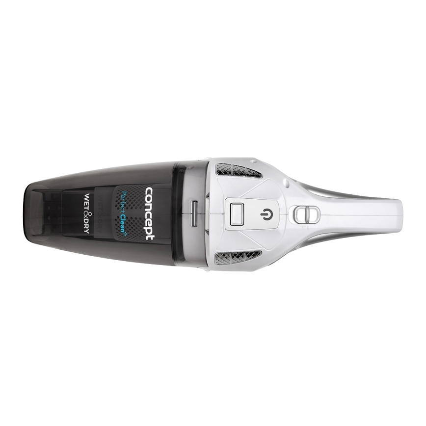 Concept VP4370 - Σκουπάκι χειρός WET & DRY PERFECT CLEAN 90W/14,8V 2200 mAh λευκό