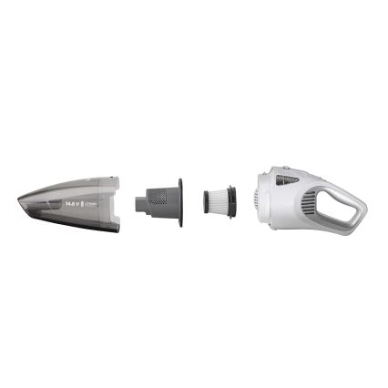 Concept VP4370 - Σκουπάκι χειρός WET & DRY PERFECT CLEAN 90W/14,8V 2200 mAh λευκό