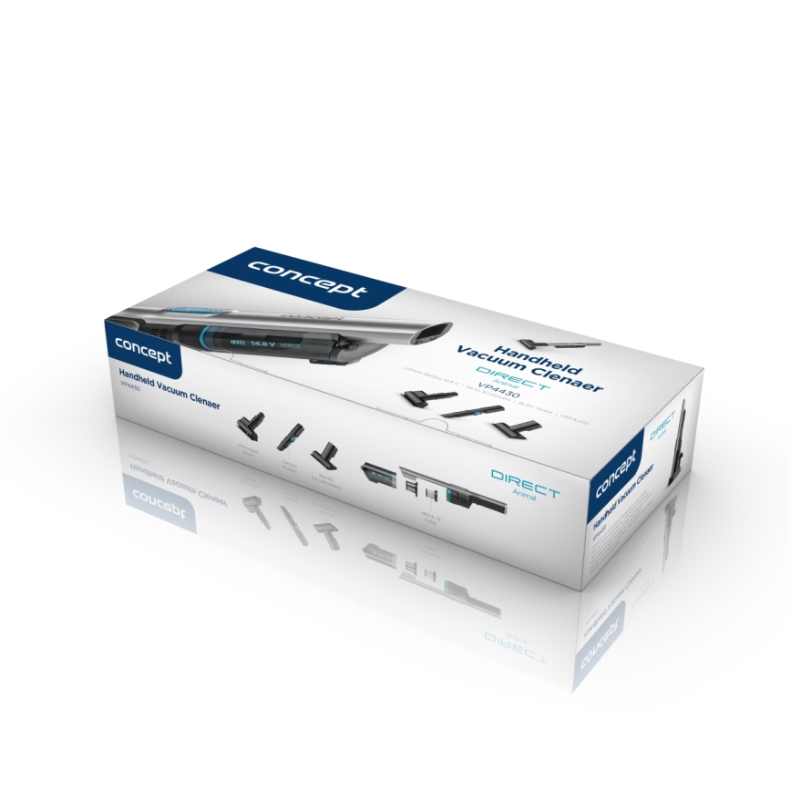 Concept VP4430 - Σκουπάκι χειρός DIRECT ANIMAL 180W/14,8V 2200 mAh μαύρο