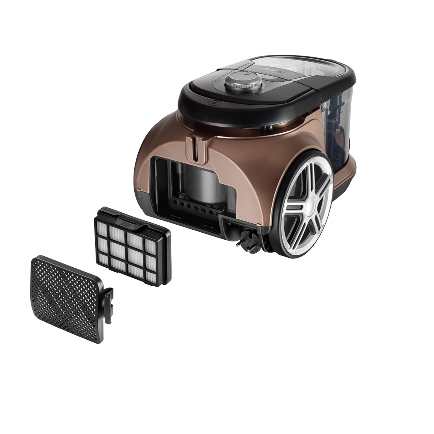 Concept VP5240N - Ηλεκτρική σκούπα χωρίς σακούλα 4A RADICAL PET EXPERT 2,5 l 800W/230V μπρονζέ