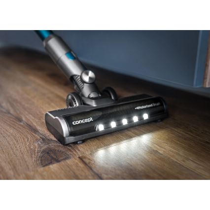Concept VP6045 - Ραβδοειδής και χειρός σκούπα 2-σε-1 ICONIC SUCTION PRO 450W/29,6V 2500 mAh μπλε