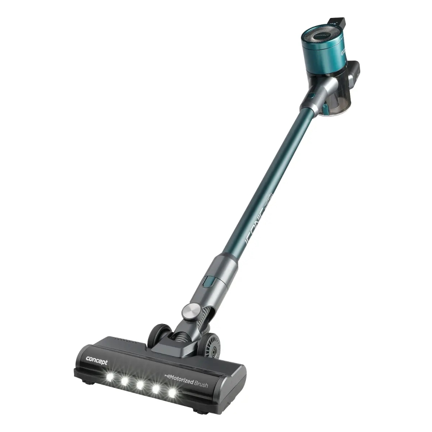 Concept VP6045 - Ραβδοειδής και χειρός σκούπα 2-σε-1 ICONIC SUCTION PRO 450W/29,6V 2500 mAh μπλε