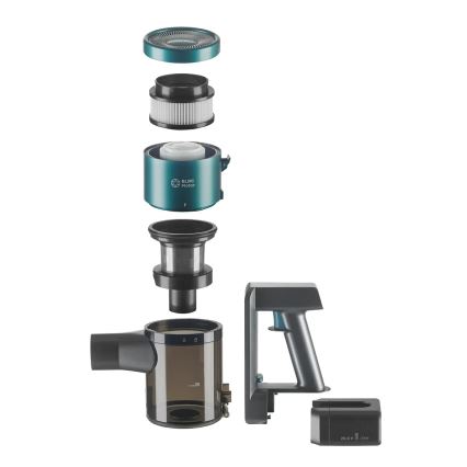 Concept VP6045 - Ραβδοειδής και χειρός σκούπα 2-σε-1 ICONIC SUCTION PRO 450W/29,6V 2500 mAh μπλε