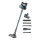 Concept VP6045 - Ραβδοειδής και χειρός σκούπα 2-σε-1 ICONIC SUCTION PRO 450W/29,6V 2500 mAh μπλε