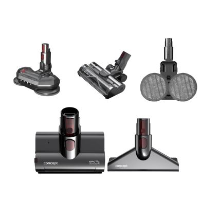 Concept VP6260 - Ραβδοσκούπα 4 σε 1 ULTIMATE PRO+ 500W/29,6V 2200 mAh μαύρη