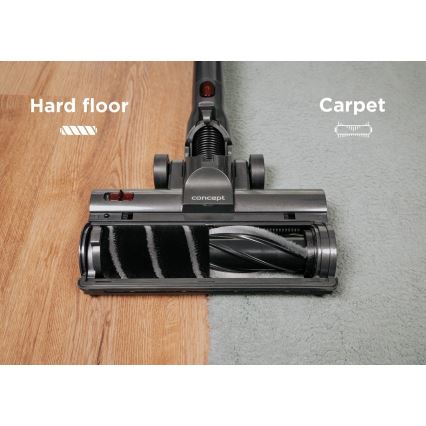 Concept VP6310 - Σκούπα ράβδου 3 σε 1 ULTIMATE COMPLETE LIGHT 420W/25,9V 2200 mAh μαύρο