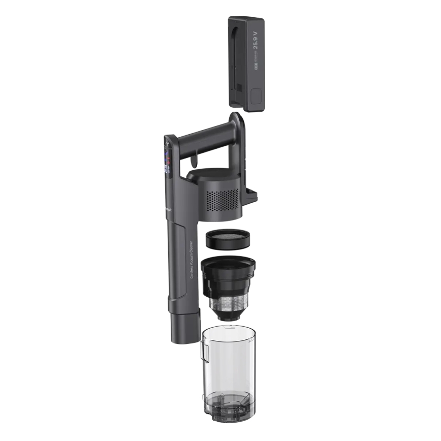 Concept VP6310 - Σκούπα ράβδου 3 σε 1 ULTIMATE COMPLETE LIGHT 420W/25,9V 2200 mAh μαύρο