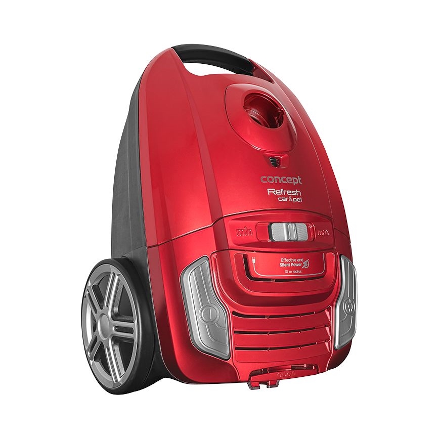 Concept VP8224 - Ηλεκτρική σκούπα με σακούλα REFRESH CAR&PET 3,5 l 700W/230V κόκκινο