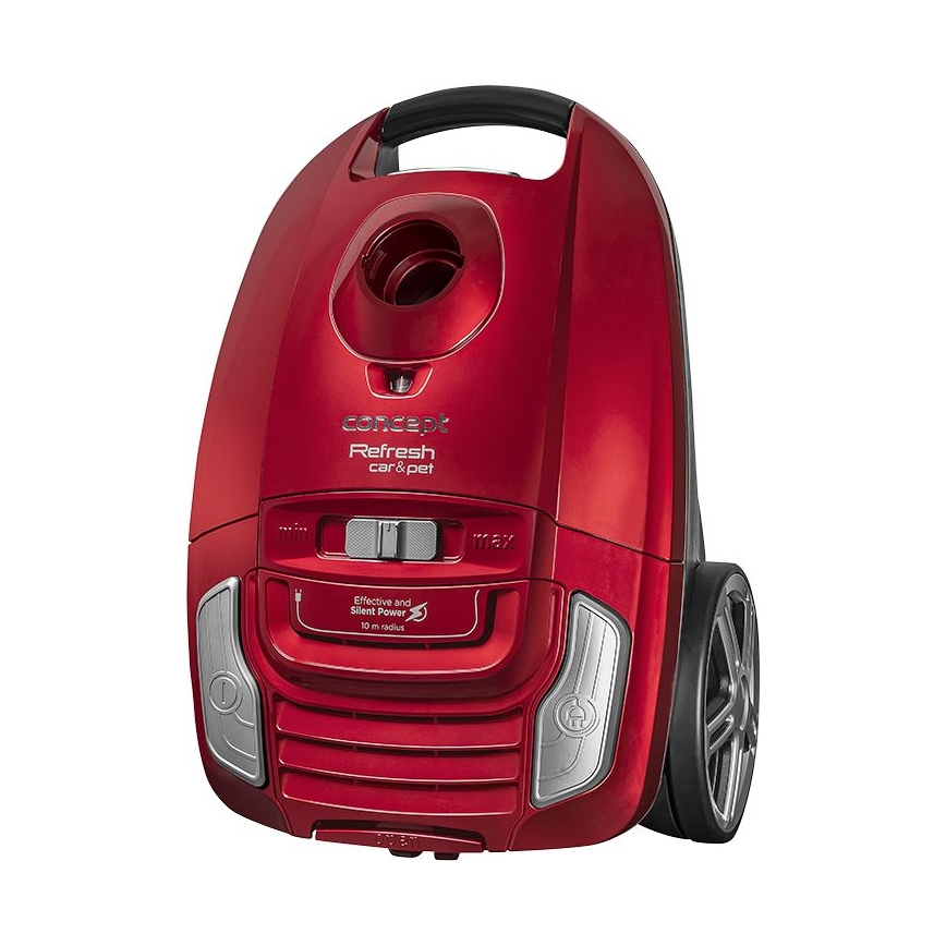 Concept VP8224 - Ηλεκτρική σκούπα με σακούλα REFRESH CAR&PET 3,5 l 700W/230V κόκκινο
