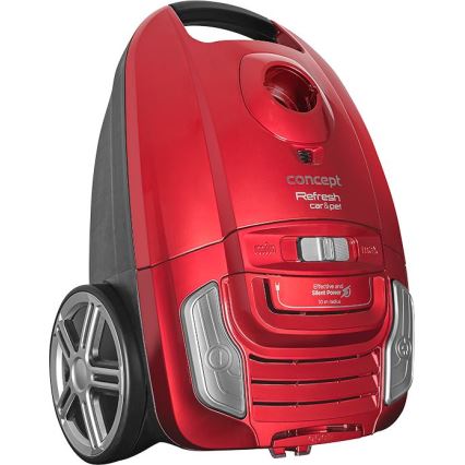 Concept VP8224 - Ηλεκτρική σκούπα με σακούλα REFRESH CAR&PET 3,5 l 700W/230V κόκκινο