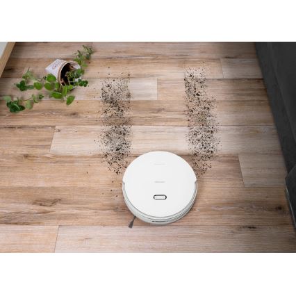 Concept VR4050 - Έξυπνη ρομποτική σκούπα 2-σε-1 με λειτουργία σφουγγαρίσματος OPTIMUS AQUA PRO LASER 3D 600W/230V 5200 mAh Wi-Fi λευκή