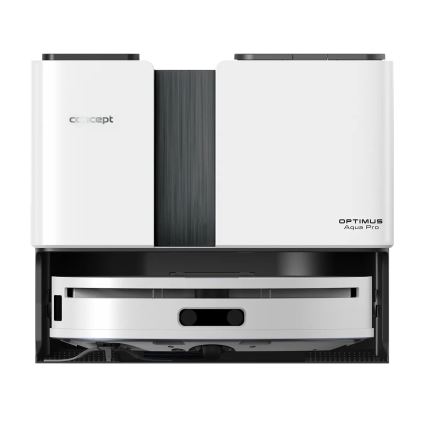 Concept VR4050 - Έξυπνη ρομποτική σκούπα 2-σε-1 με λειτουργία σφουγγαρίσματος OPTIMUS AQUA PRO LASER 3D 600W/230V 5200 mAh Wi-Fi λευκή