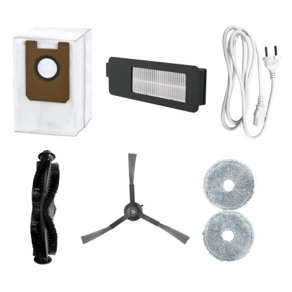 Concept VR4050 - Έξυπνη ρομποτική σκούπα 2-σε-1 με λειτουργία σφουγγαρίσματος OPTIMUS AQUA PRO LASER 3D 600W/230V 5200 mAh Wi-Fi λευκή