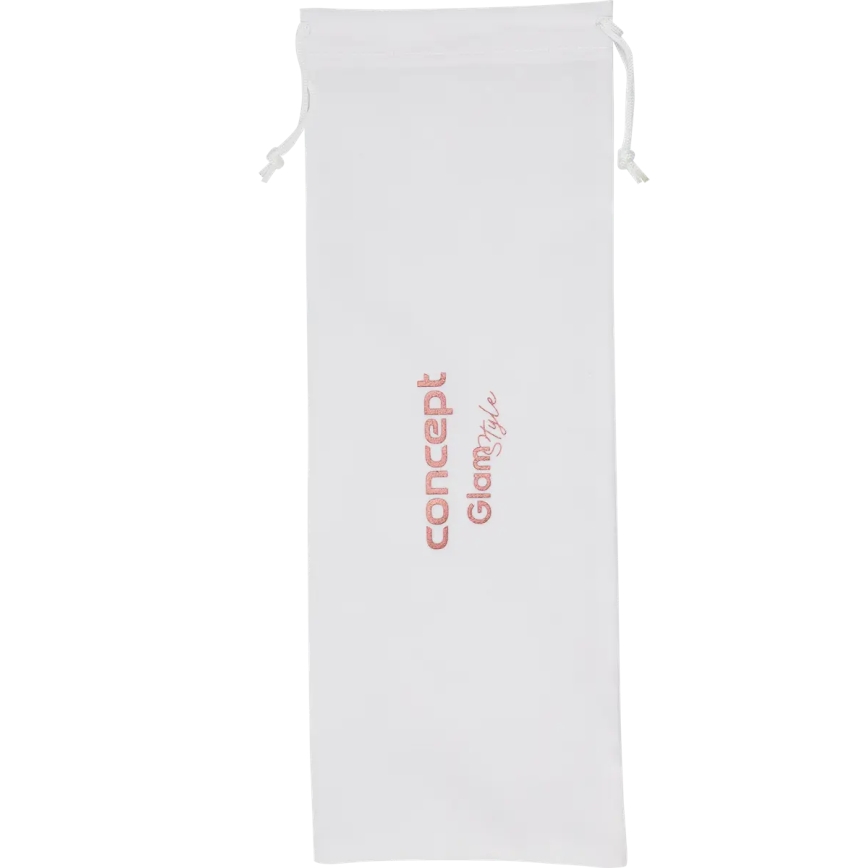 Concept VZ2110 - Ισιωτικό μαλλιών GLAM STYLE 48W/230V λευκό/ροζ χρυσό