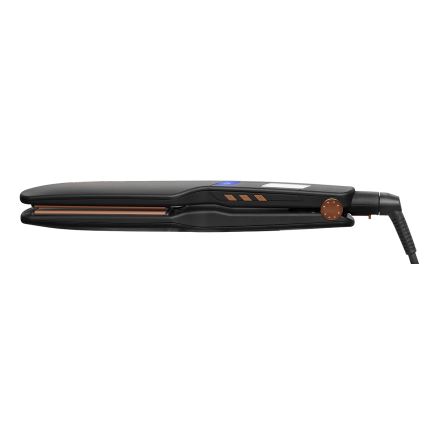 Concept VZ6010 - Πρέσα μαλλιών με οθόνη LED ELITE STEAM BOOST 54W/230V μαύρο