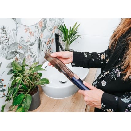 Concept VZ8100 - Ισιωτικό μαλλιών PROFI CARE 60W/230V μπλε/χρυσό