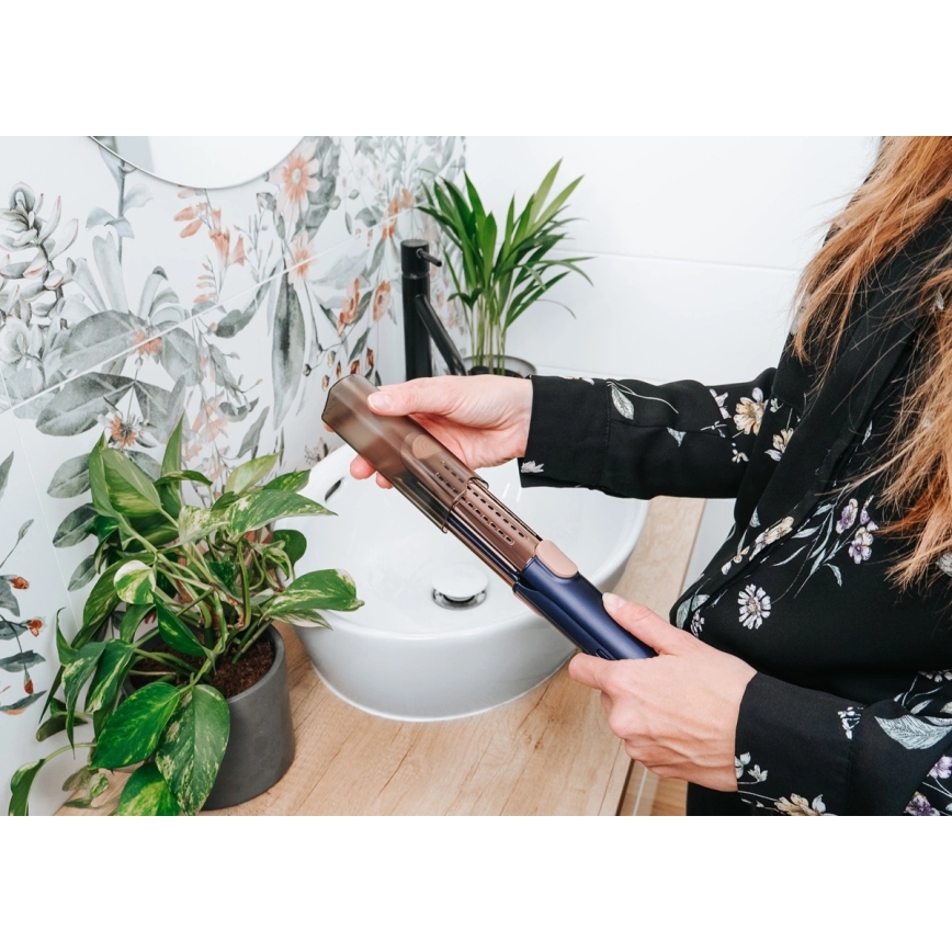 Concept VZ8100 - Ισιωτικό μαλλιών PROFI CARE 60W/230V μπλε/χρυσό