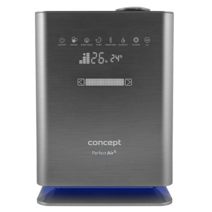 Concept ZV2021 - Υγραντήρας αέρα με αρωματικό διαχύτη PERFECT AIR SMART 4,6 l 110W/230V Wi‑Fi ανθρακί + τηλεχειριστήριο