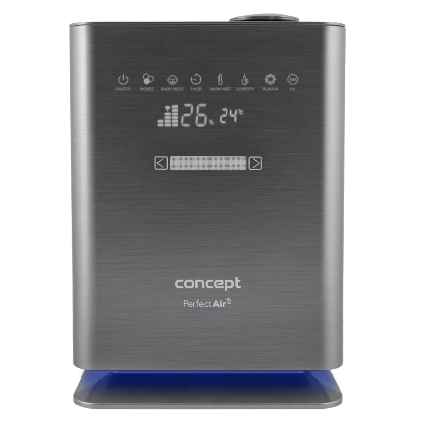 Concept ZV2021 - Υγραντήρας αέρα με αρωματικό διαχύτη PERFECT AIR SMART 4,6 l 110W/230V Wi‑Fi ανθρακί + τηλεχειριστήριο