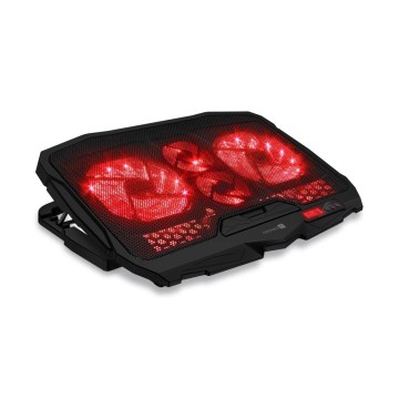 CONNECT IT CCP-2200-RD - Cooling pad για laptop 4x ανεμιστήρας 2xUSB μαύρο/κόκκινο