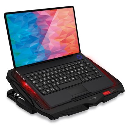 CONNECT IT CCP-2200-RD - Cooling pad για laptop 4x ανεμιστήρας 2xUSB μαύρο/κόκκινο