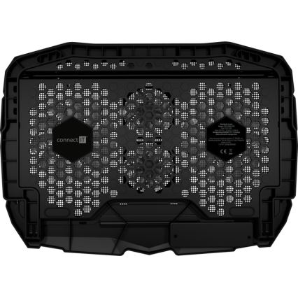 CONNECT IT CCP-2200-RD - Cooling pad για laptop 4x ανεμιστήρας 2xUSB μαύρο/κόκκινο