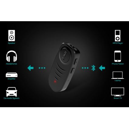 CONNECT IT CFF-4050-BK - Bluetooth audio δέκτης AUX 110 mAh