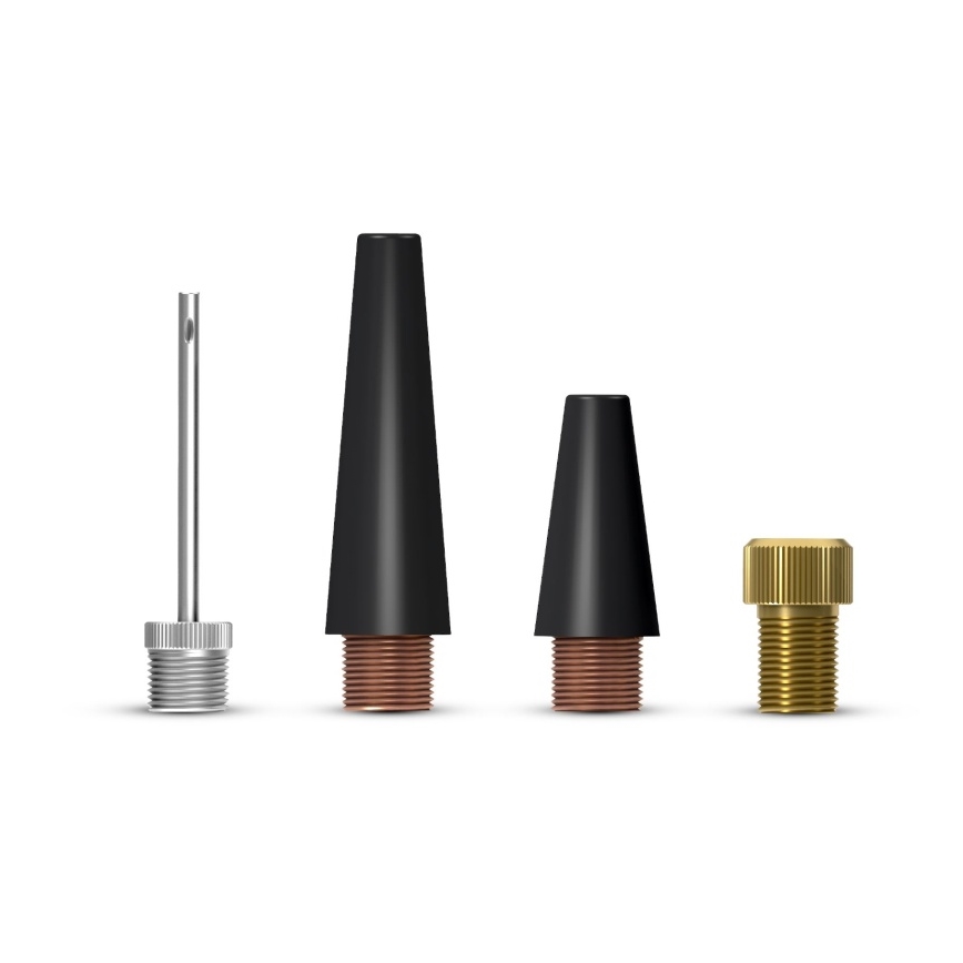 CONNECT IT CFF-4500-BK - Ψηφιακός φορητός αεροσυμπιεστής τσέπης AirFlow 80W/6000 mAh μαύρος