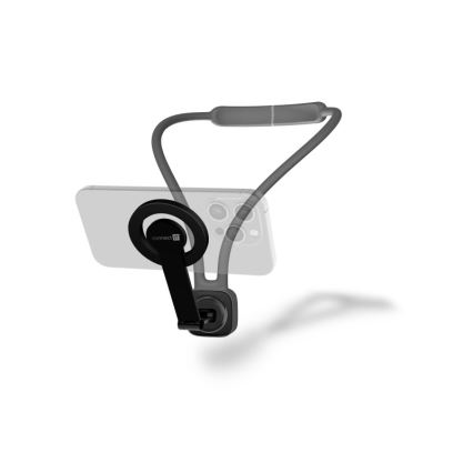 CONNECT IT CFF-6020-GY - Ευέλικτο μαγνητικό στήριγμα λαιμού για κινητά με MagSafe