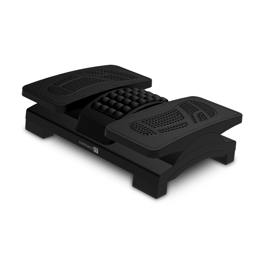 CONNECT IT CFH-4105-BK - Ρυθμιζόμενο υποπόδιο για πόδια, μαύρο