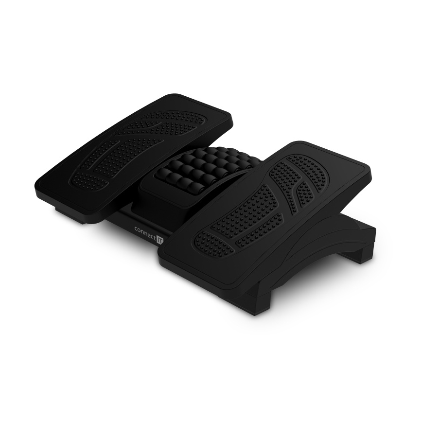 CONNECT IT CFH-4105-BK - Ρυθμιζόμενο υποπόδιο για πόδια, μαύρο