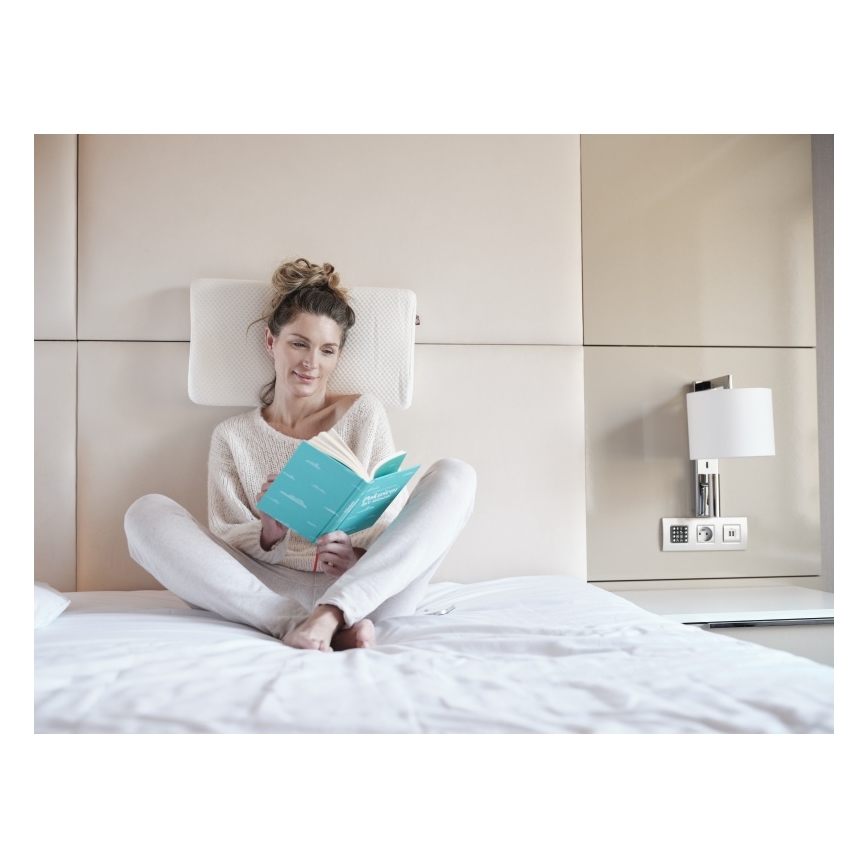 CONNECT IT CFH-6020-WH - Ανατομικό μαξιλάρι Taurus λευκό