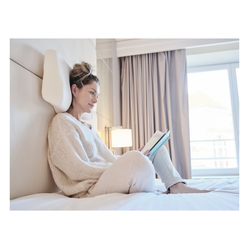 CONNECT IT CFH-6020-WH - Ανατομικό μαξιλάρι Taurus λευκό