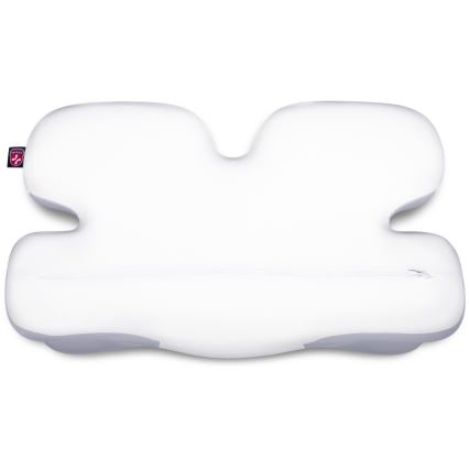 CONNECT IT CFH-6030-WH - Ανατομικό μαξιλάρι Virgo λευκό/γκρι