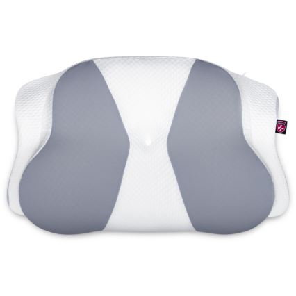 CONNECT IT CFH-6032-WH - Ανατομικό μαξιλάρι Gemini λευκό/γκρι