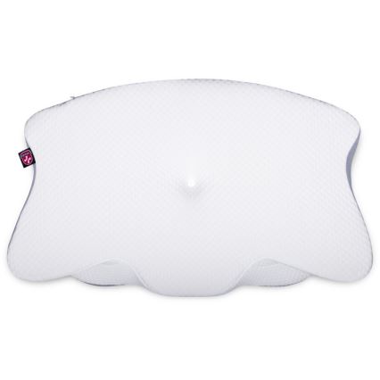 CONNECT IT CFH-6032-WH - Ανατομικό μαξιλάρι Gemini λευκό/γκρι