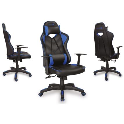 CONNECT IT CGC-0700-BL - Καρέκλα gaming LeMans Pro μαύρο/μπλε