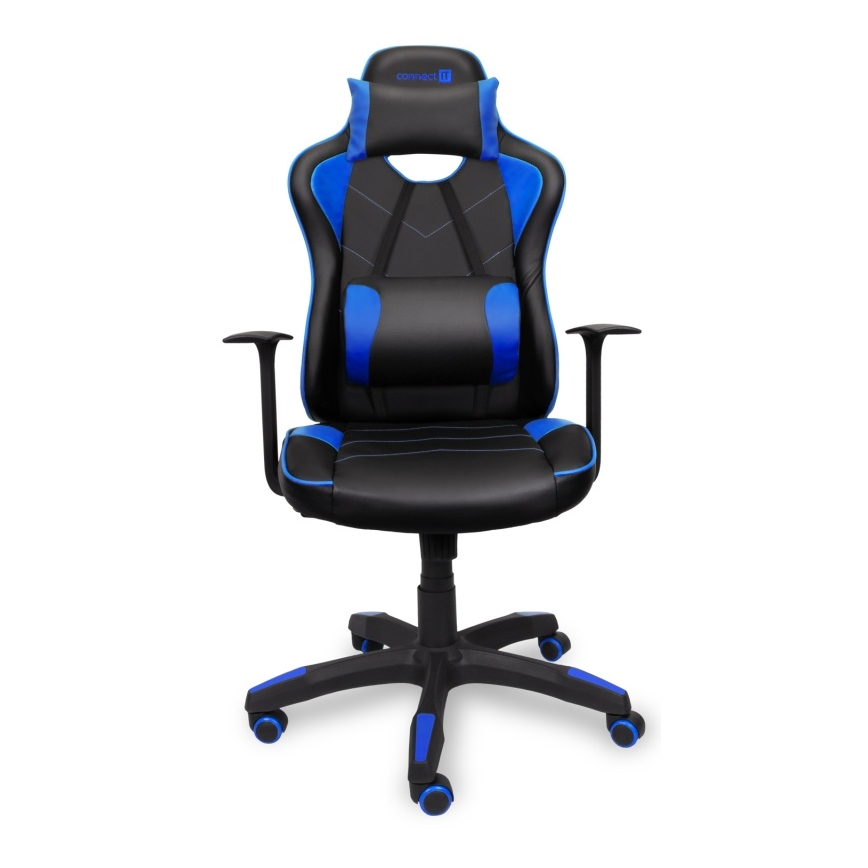 CONNECT IT CGC-0700-BL - Καρέκλα gaming LeMans Pro μαύρο/μπλε