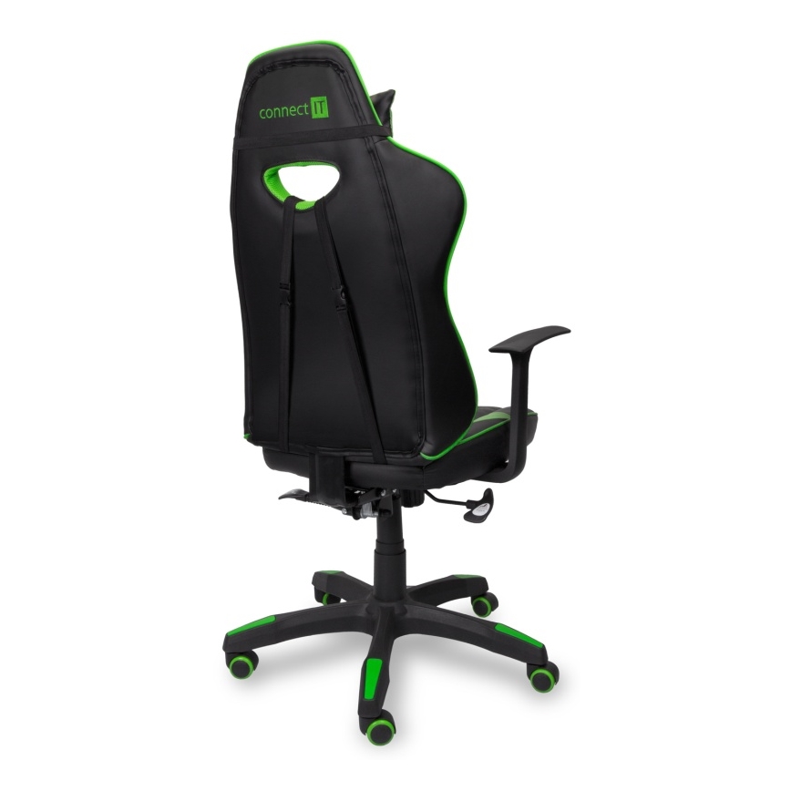 CONNECT IT CGC-0700-GR - Καρέκλα gaming LeMans Pro μαύρο/πράσινο