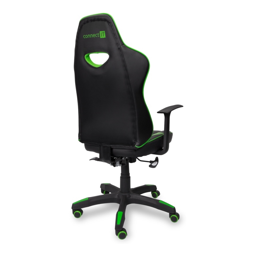 CONNECT IT CGC-0700-GR - Καρέκλα gaming LeMans Pro μαύρο/πράσινο