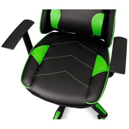 CONNECT IT CGC-0700-GR - Καρέκλα gaming LeMans Pro μαύρο/πράσινο