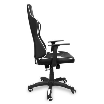 CONNECT IT CGC-0700-WH - Καρέκλα gaming LeMans Pro μαύρο/λευκό