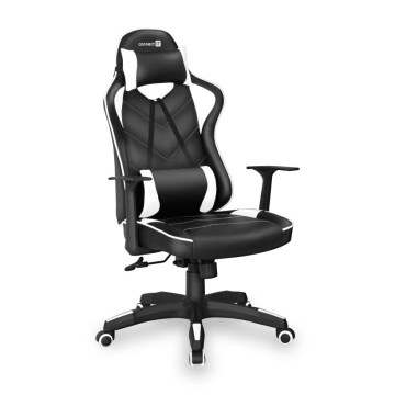 CONNECT IT CGC-0700-WH - Καρέκλα gaming LeMans Pro μαύρο/λευκό